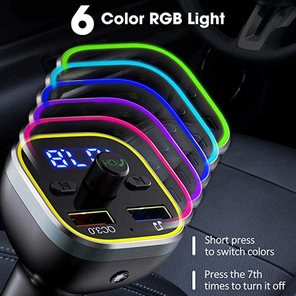 1Pcs Best-Selling High Quality Bluetooth 5.0 Car Radio and Adapter Colorful N7X0