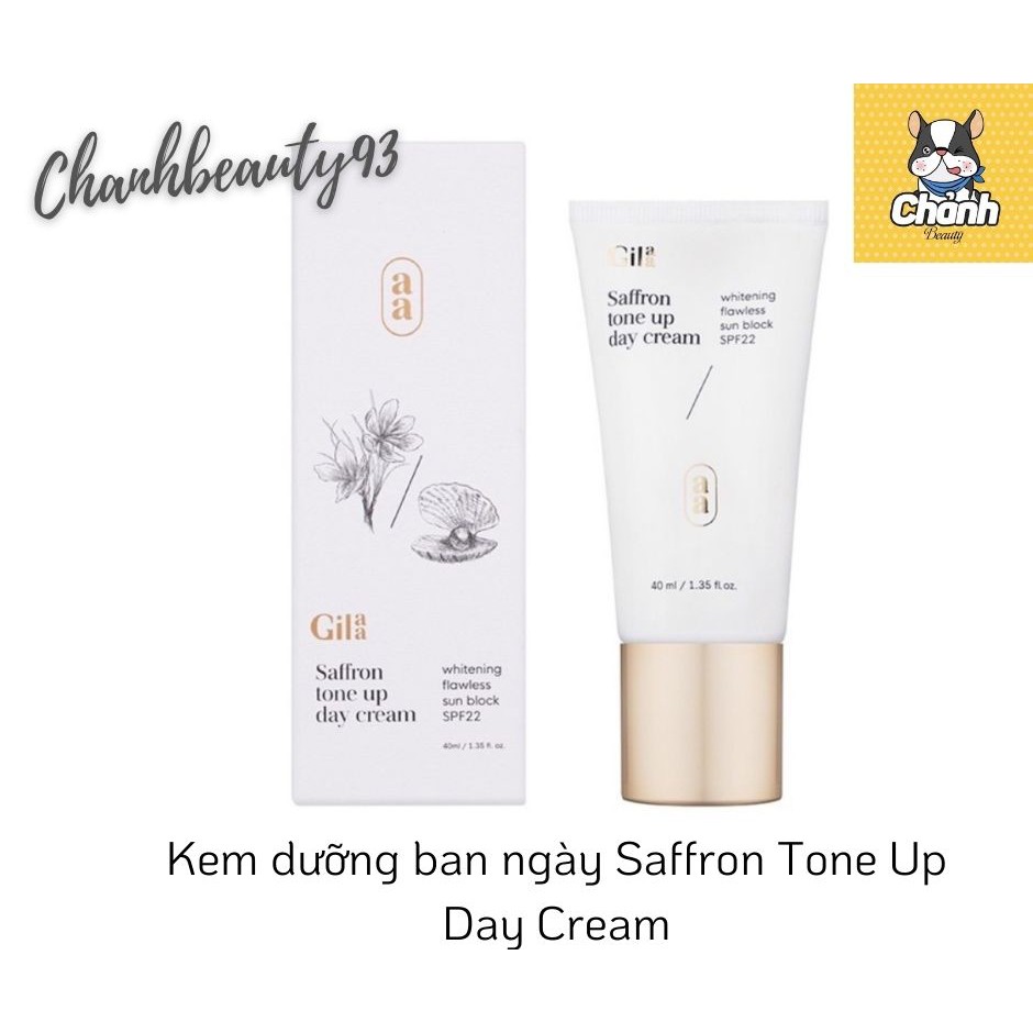 GILAA - Kem dưỡng trắng da ban ngày Saffron Tone Up Day Cream