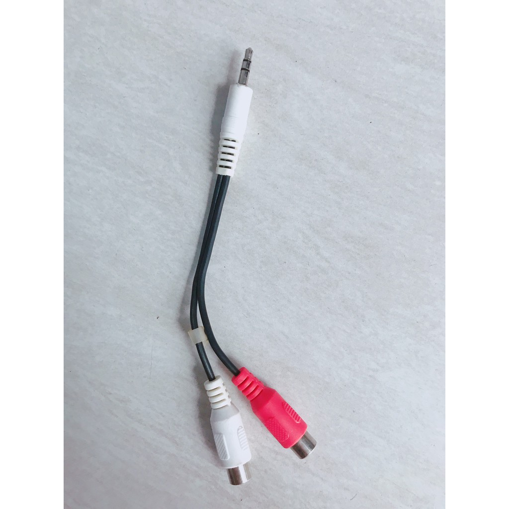 DÂY CHUYỂN TỪ JACK 3.5LY RA 2 LỖ BÔNG SEN