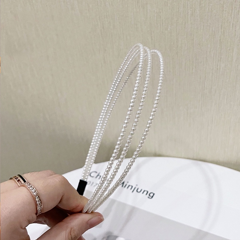 Băng Đô Đính Ngọc Trai Nhân Tạo Cho Bé Gái