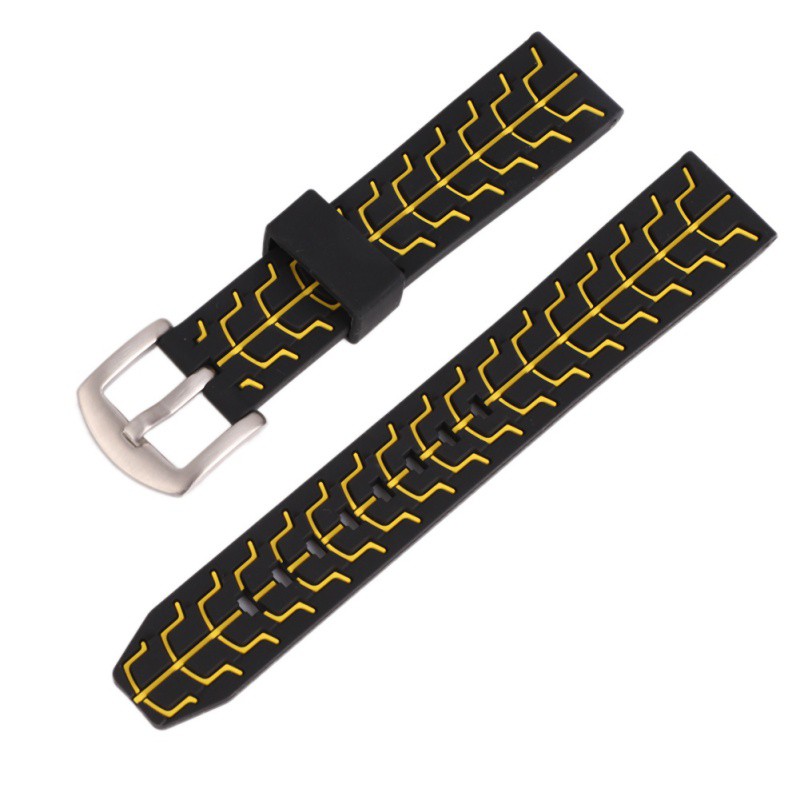 Dây đồng hồ chống nước kiểu dáng thể thao 20mm 22mm 24mm