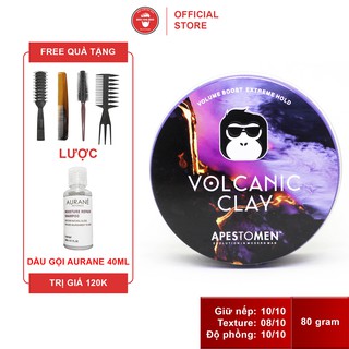 Sáp vuốt tóc Volcanic Clay Apestomen