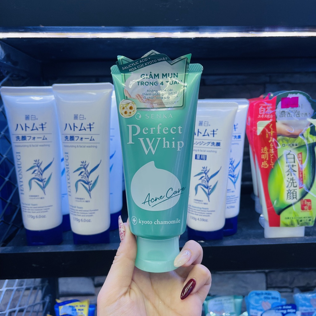 Sữa Rửa Mặt SENKA Shiseido Các Loại (Perfect Whip, Perfect, All Clear ...) - 120g