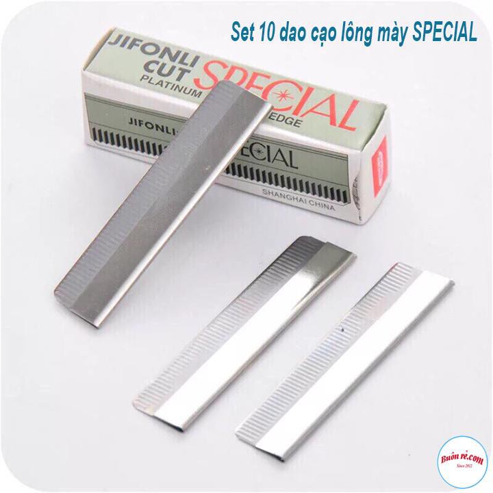 Set 10 Lưỡi Dao Cạo Lông Mày SPECIAL Đa Năng 00643