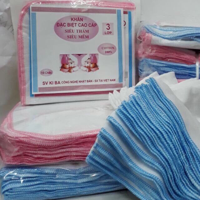 Set 10c khăn sữa  cho bé