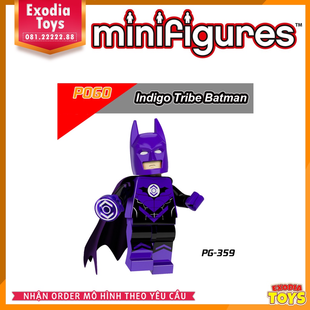 Xếp hình Minifigure siêu anh hùng Batman : Người Dơi - Đồ Chơi Lắp Ghép Sáng Tạo - POGO 8076