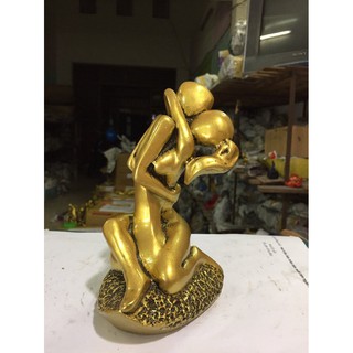Tượng đá phong thủy cặp tình nhân tim - n59