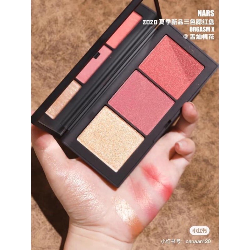 Phấn má Nars Orgasm X Cheek Palette