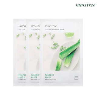 Mặt Nạ Chiết Xuất Lô Hội Innisfree My Real Squeeze Mask - Aloe