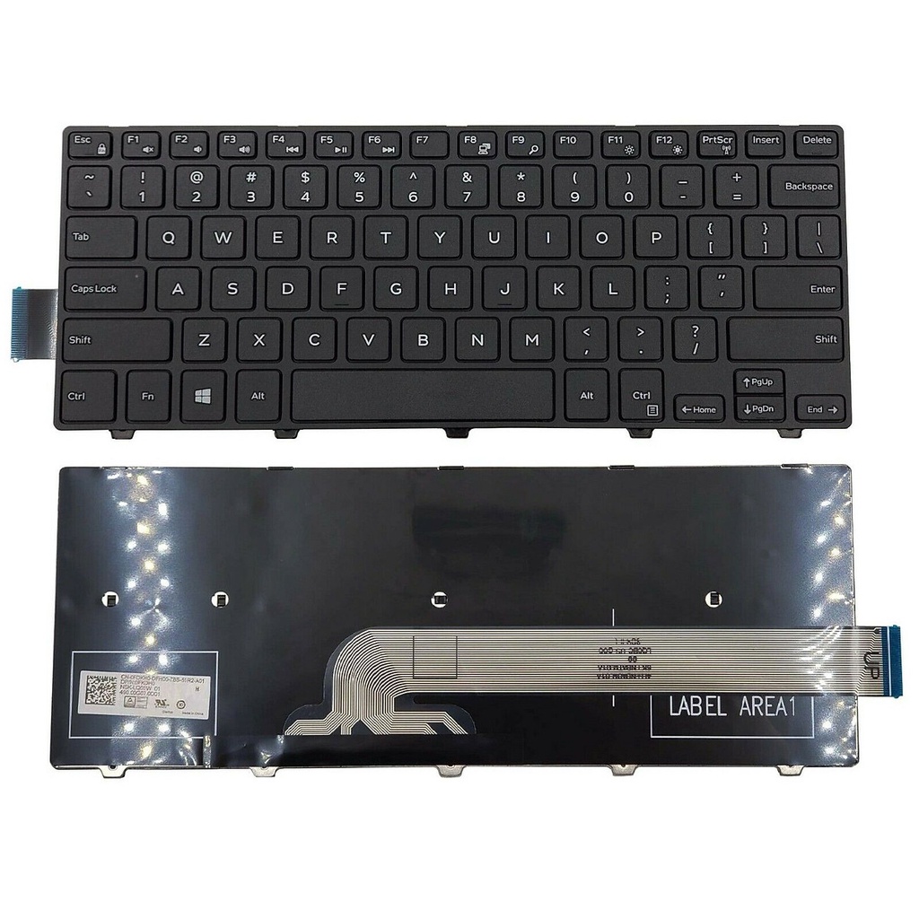 Bàn phím Laptop thay thế Dell Inspiron 14 các dòng 3000, 5000, 7000 chính hãng mới 100%