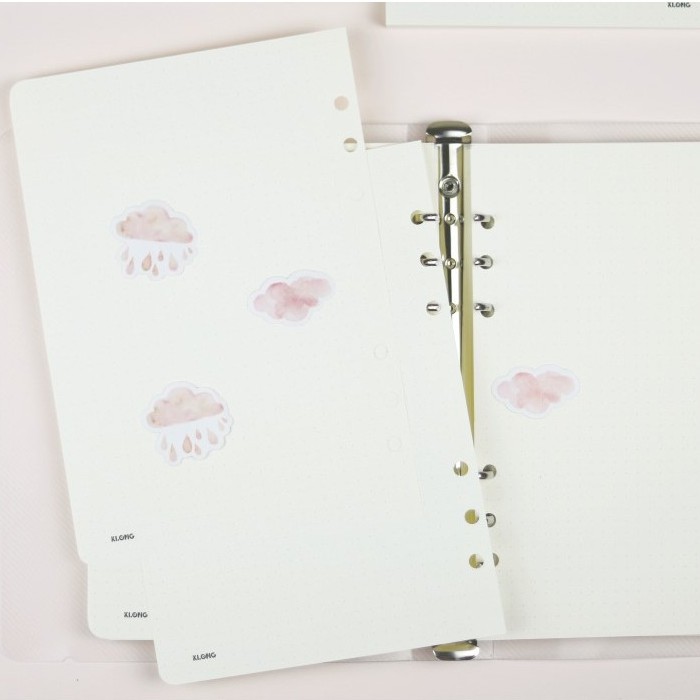 Sổ Binder File Caro nhựa kẹp còng 200tr A5 994