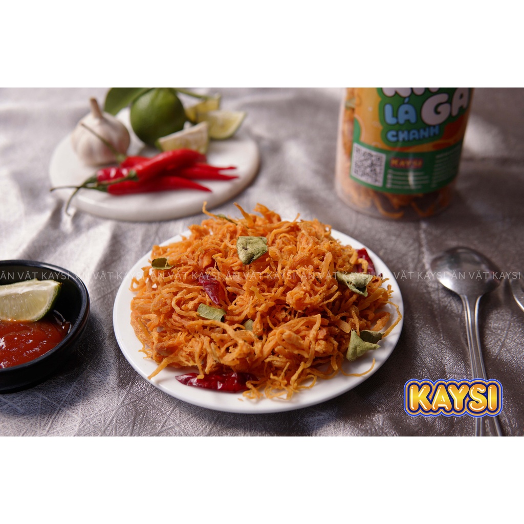 Khô gà lá chanh 300g Kaysi đồ ăn vặt Hà Nội | BigBuy360 - bigbuy360.vn