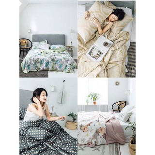 [LOẠI 1] Chăn lụa chăn hè lụa thái chăn cottong lụa kích thước 2mx2m3