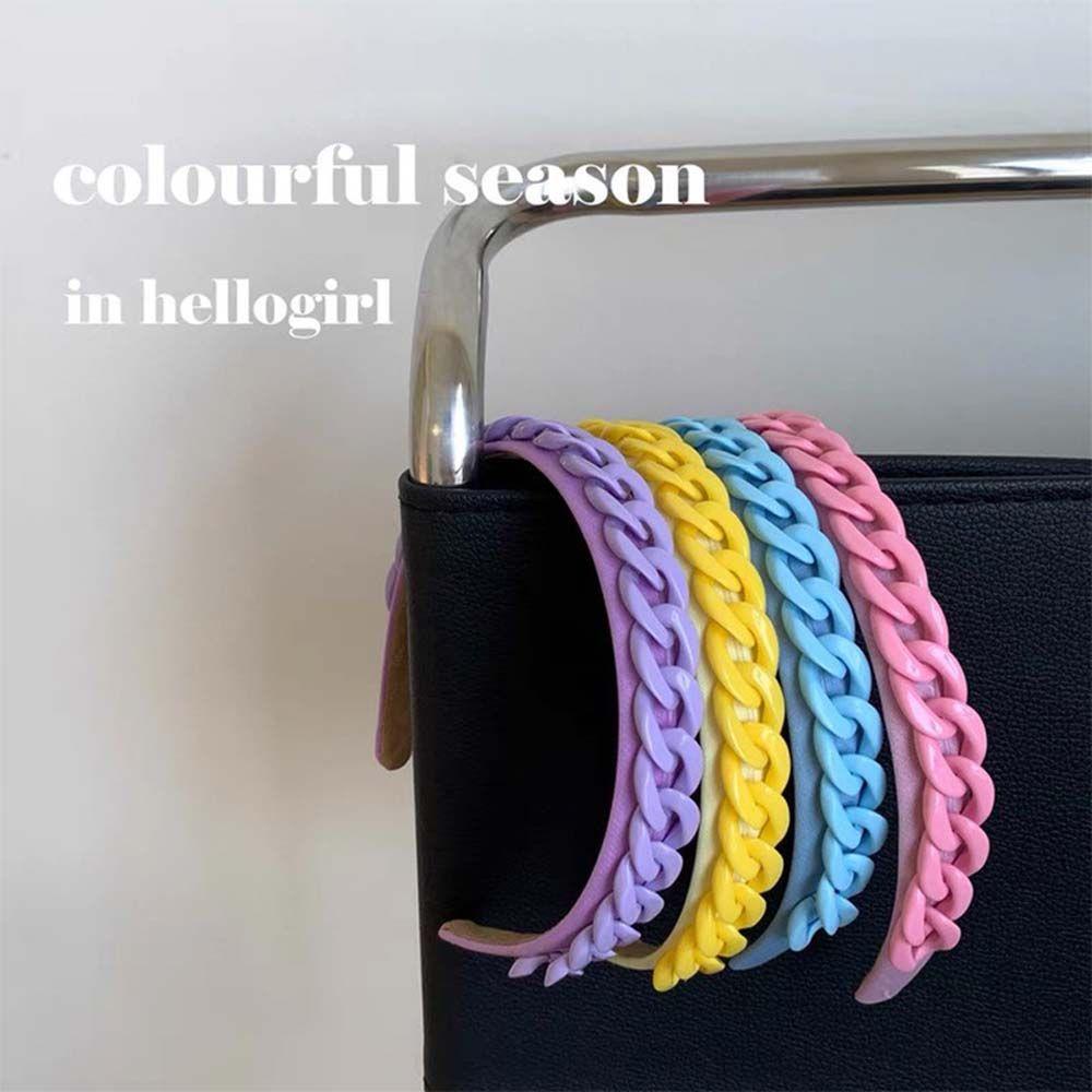 JARRED Băng Đô Bện Tóc Màu Kẹo Đơn Giản Dành Cho Nữ