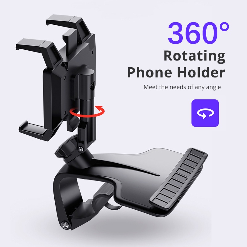 Giá đỡ điện thoại Ankndo xoay 1200° có thể gắn ở nhiều vị trí trên xe hơi đa năng tiện dụng