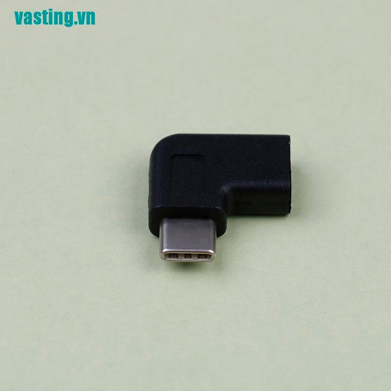 V☆Đầu Chuyển Đổi USB 3.1 Type C Góc 90 Độ Tiện Dụng