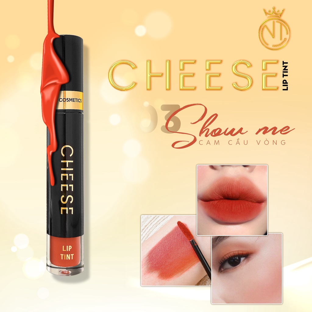 Son kem lì Cheese Lip Tint lâu trôi, mềm mịn như nhung