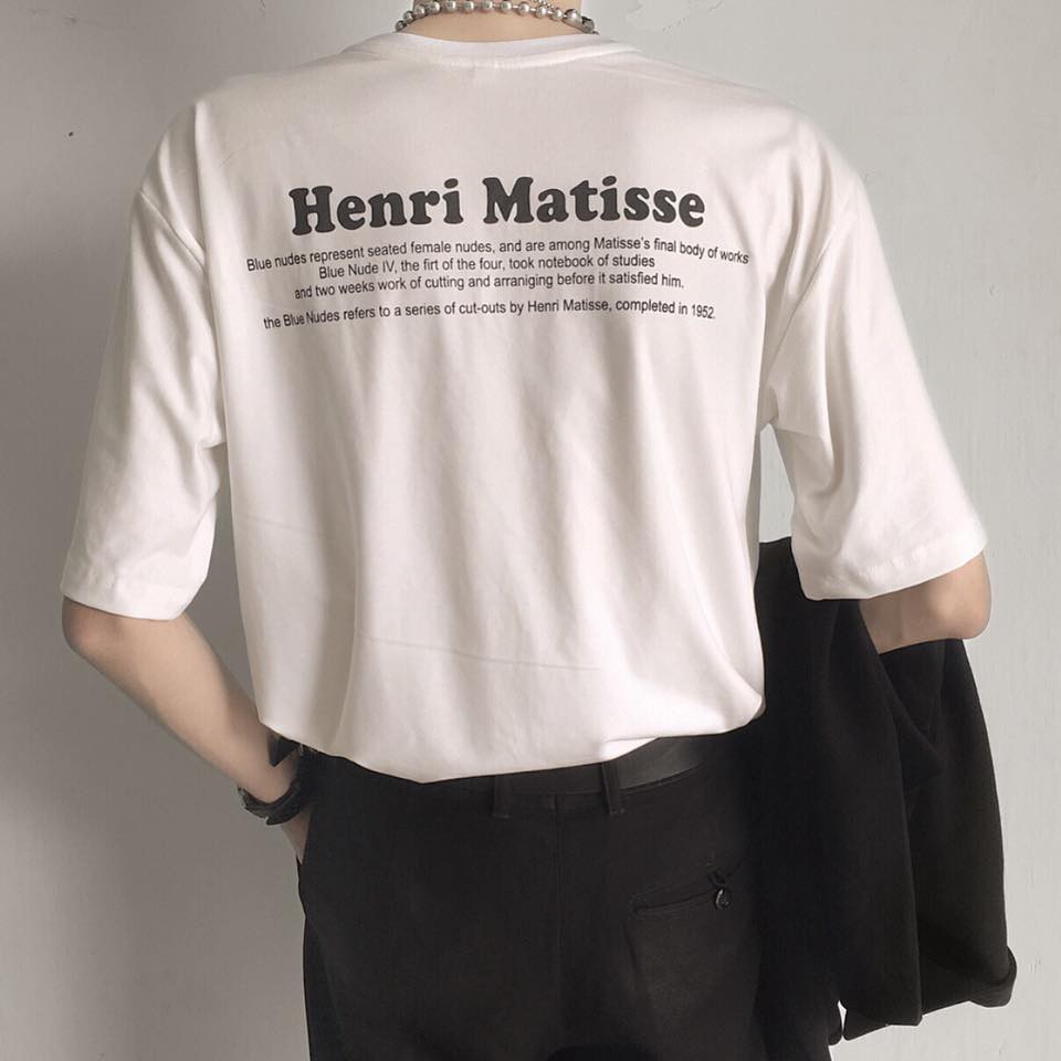 Áo thun ❤️ Áo phông in hình henri matisse unisex _ hình thật