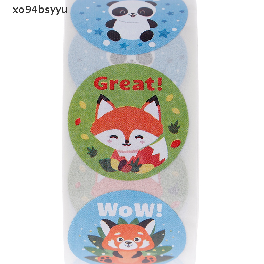 Set 500 Miếng Dán Khen Thưởng Giáo Viên Hình Động Vật Dễ Thương Xo94Bsyu
