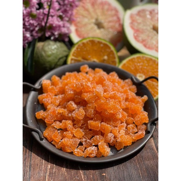 Mứt vỏ bưởi sấy mix cam 500g