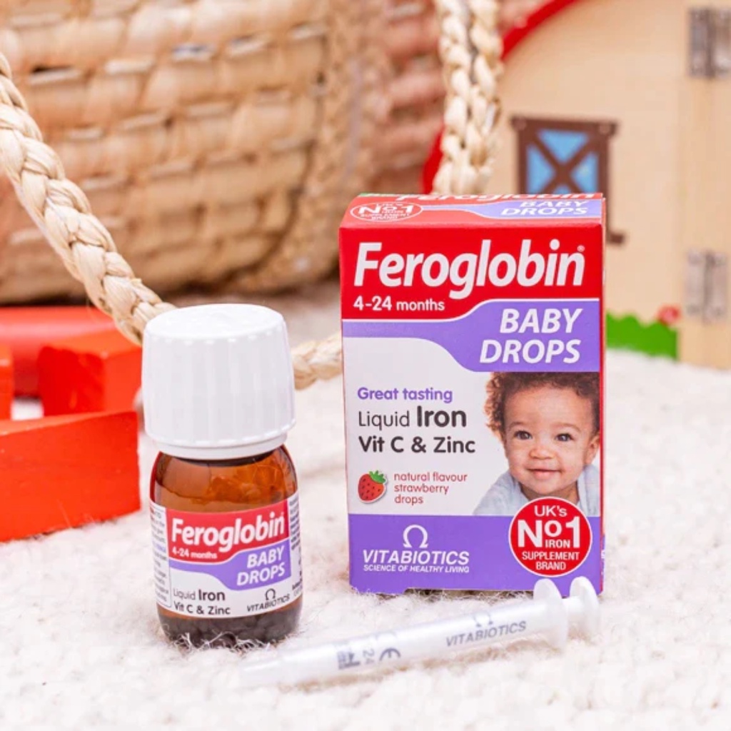 UK- VIÊN UỐNG BỔ SUNG SẮT B2 FEROGLOBIN HỘP 30v