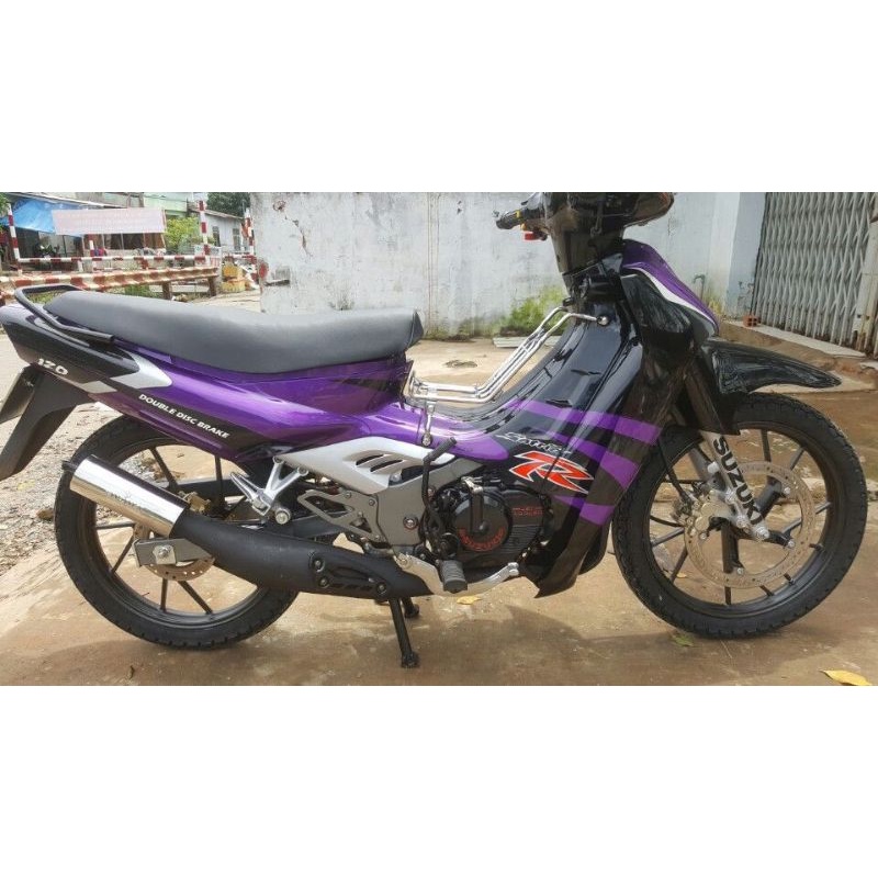 Tem Suzuki Satria 2000 Tím Đen