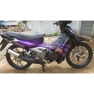 Tem Suzuki Satria 2000 Tím Đen