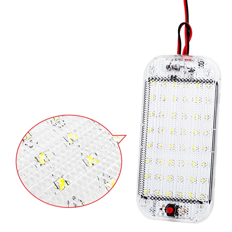 Đèn LED 10W Gắn Trần Xe Hơi Có Công Tắc Bật/Tắt Chuyên Dụng