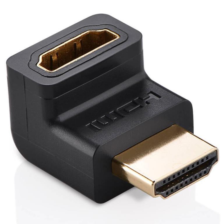 Đầu nối HDMI vuông góc 90 độ - UGREEN 20110 - (màu đen) ✔HÀNG CHÍNH HÃNG ✔