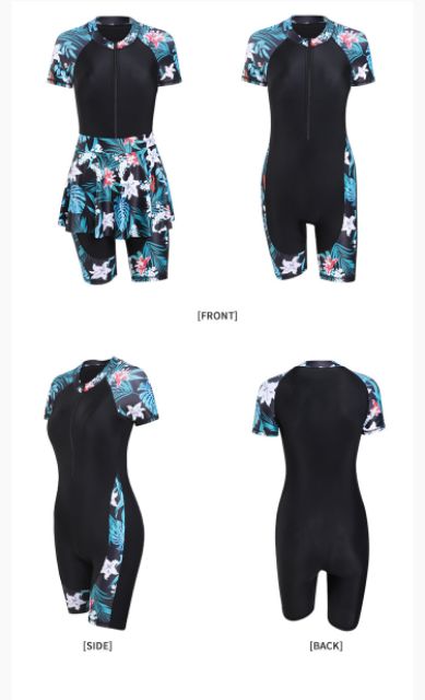 Hình thật -Bikini liền thân phối màu thanh lịch | BigBuy360 - bigbuy360.vn