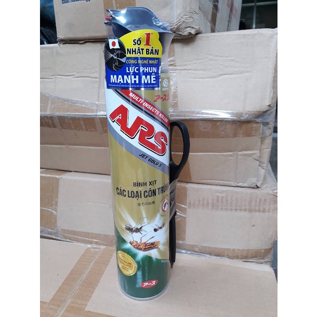 Bình xịt muỗi và côn trùng ARS 600ml hương khuynh diệp và lavender