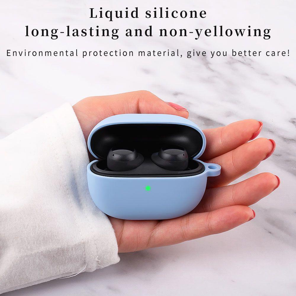 BEBETTERM Vỏ Bảo Vệ Hộp Sạc Tai Nghe Redmi Buds 3 Lite Bằng Silicon Dẻo Mềm Chống Sốc