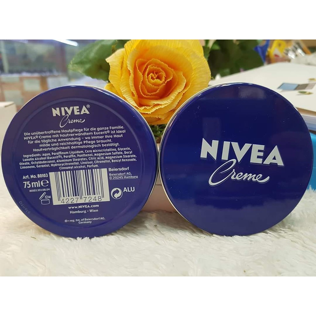 Kem Nivea cream dưỡng da, dưỡng ẩm, giảm nứt nẻ 75ml và 150ml - Hàng Đức