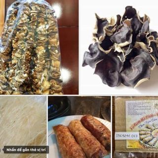 Combo 100 gr miến , 50 gr mộc nhĩ sạch , 30 gr nấm hương