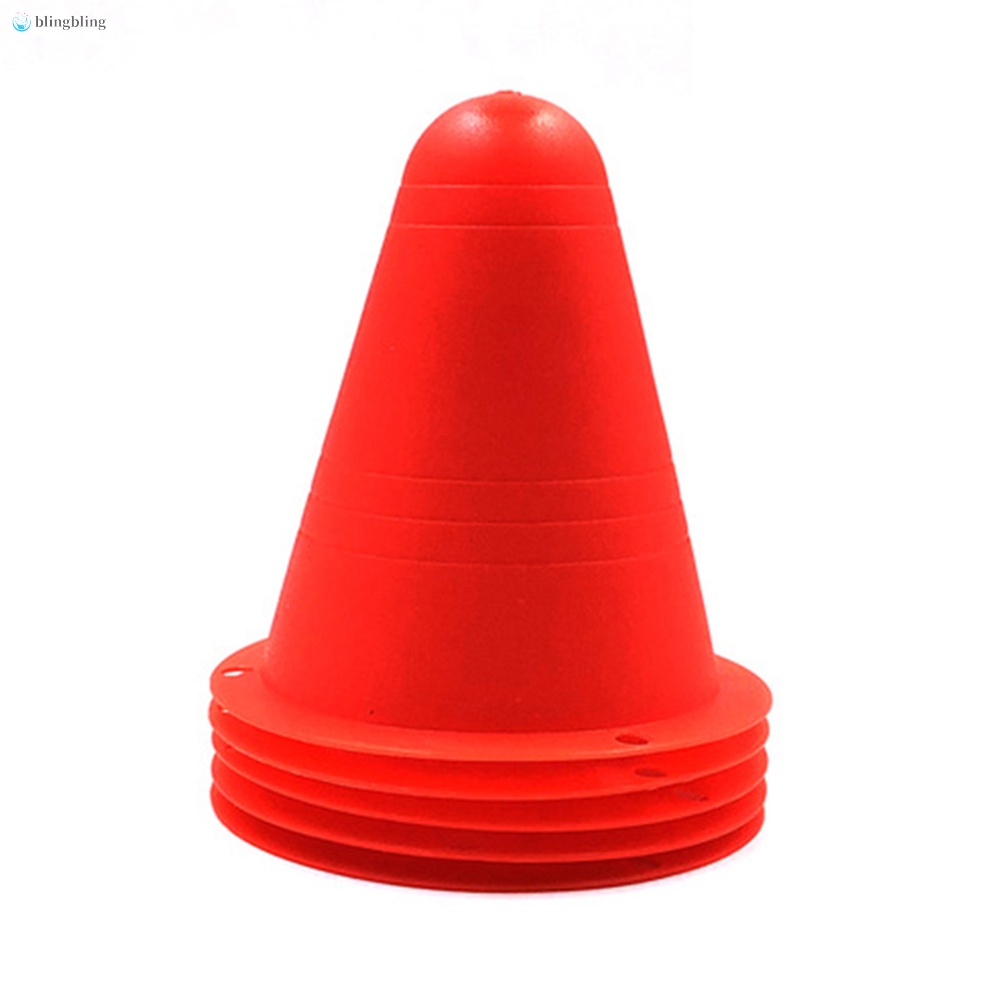 10 Pcs Soccer Training Marker Football Sign Bucket Road Cone Obstacles Roadblocks