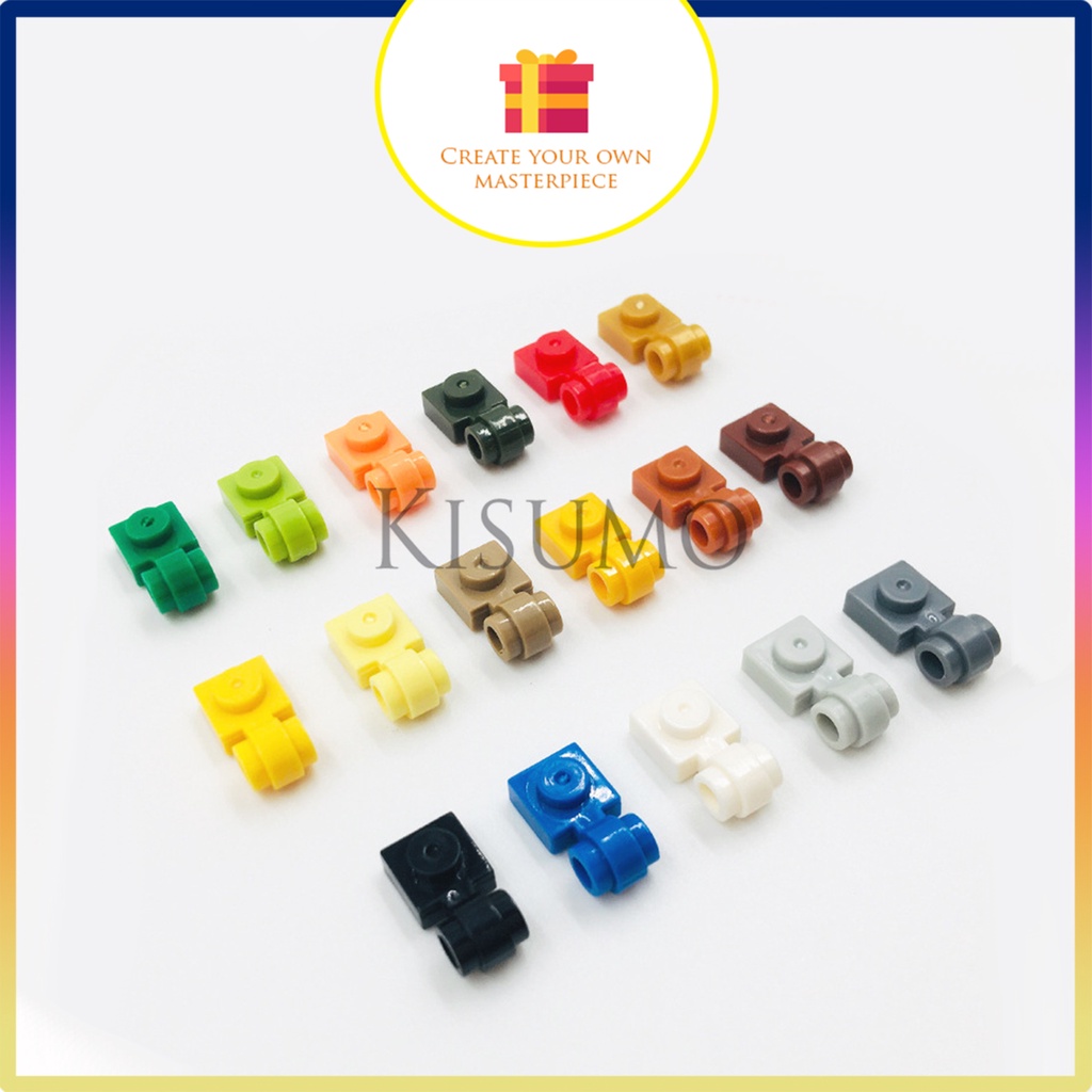 Phụ kiện moc combo 10 gạch có nút 2 bên 4081 e3