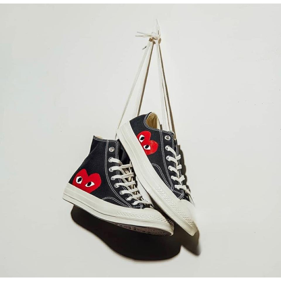 [ CHÍNH HÃNG ] giày sneaker CONVERSEE CDG BLACK | BigBuy360 - bigbuy360.vn