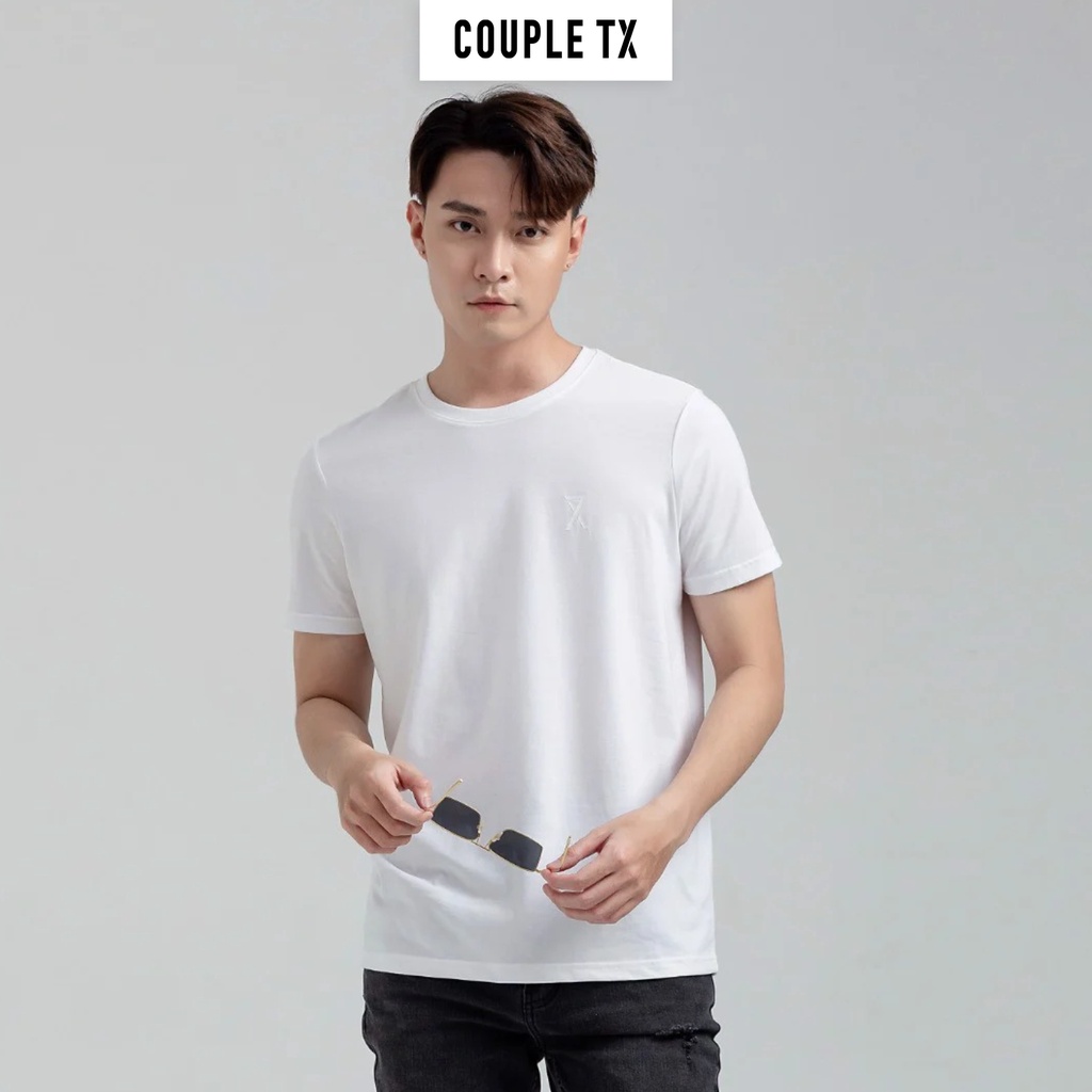 Áo Thun Nam Cổ Tròn Couple TX Basic In Logo X