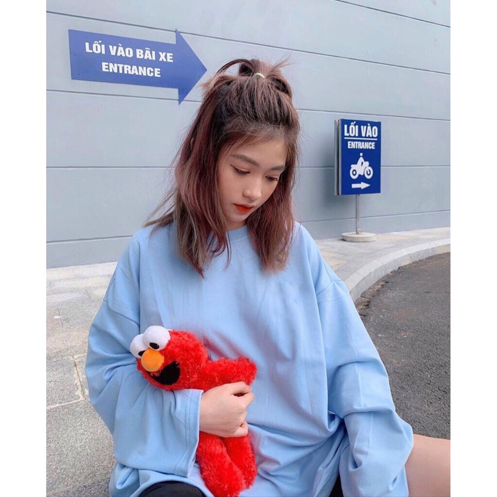 Áo THUN DÀI TAY 5 Màu Ulzzang Unisex 1hitshop | BigBuy360 - bigbuy360.vn