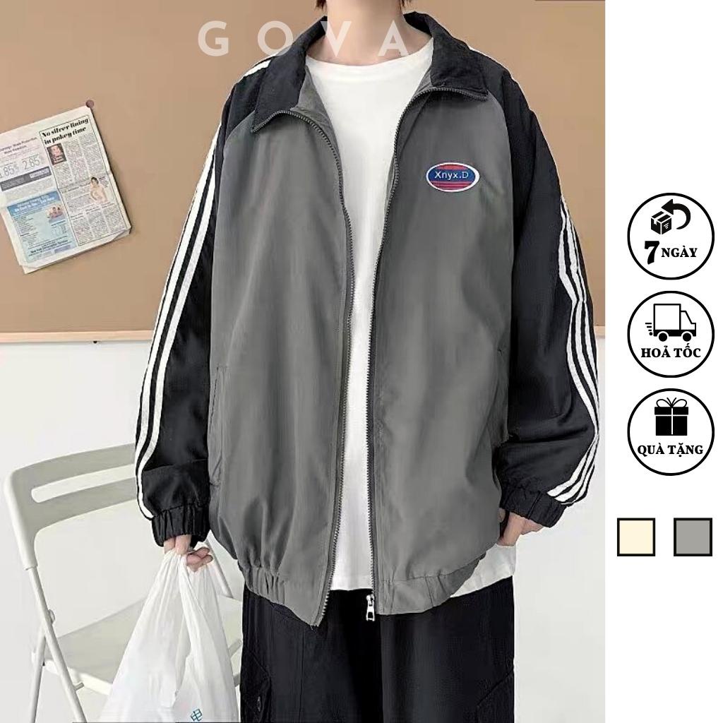Áo Khoác Dù XYNX.D 2 Lớp Form Rộng Nam Nữ Unisex, Áo Gió Bomber Bóng Chày Chống Nắng Ulzzang GOVA