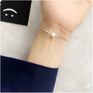Lắc tay đính hạt châu xinh xắn