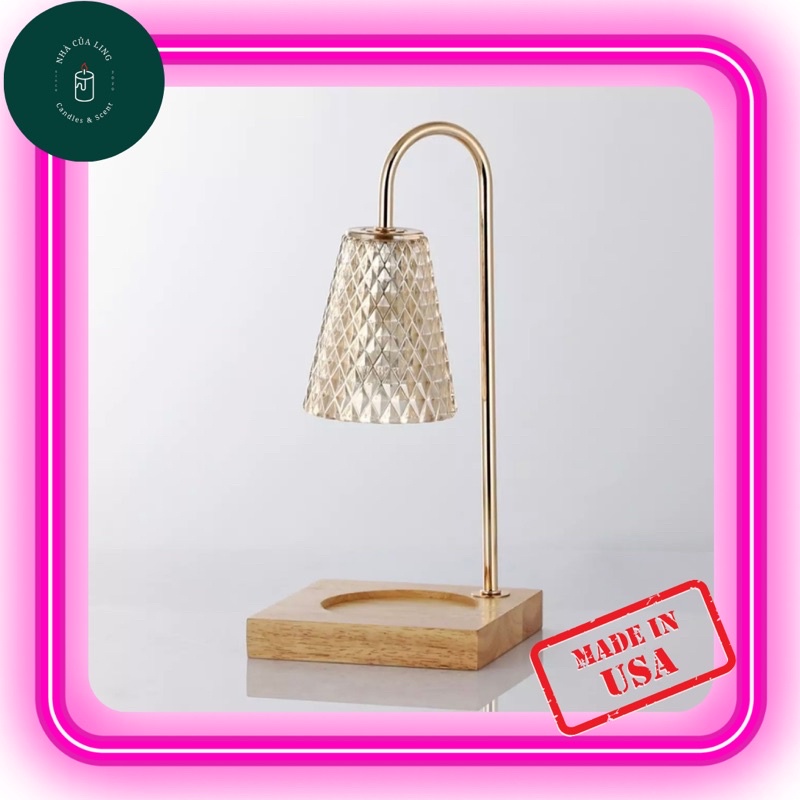 Đèn đốt nến thơm hình chóp (đủ màu)