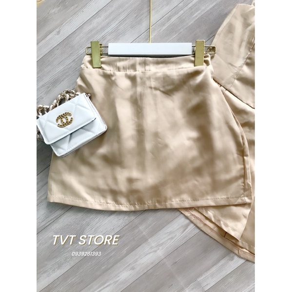 SÉT TATTA MỀM PEPLUM KÈM CHÂN VÁY