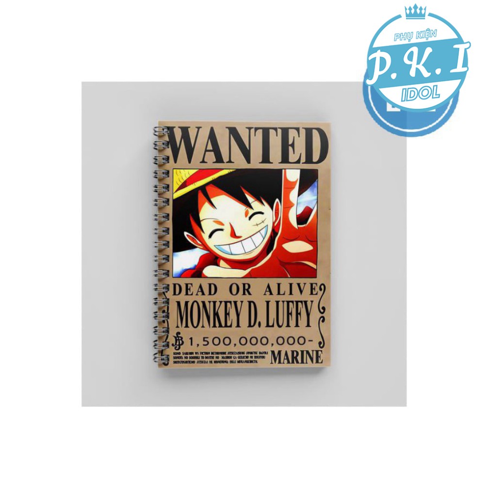 COMBO 3 NOTEBOOK + 3 POSTER A4(Onepiece) - QUÀ TẶNG ANIME