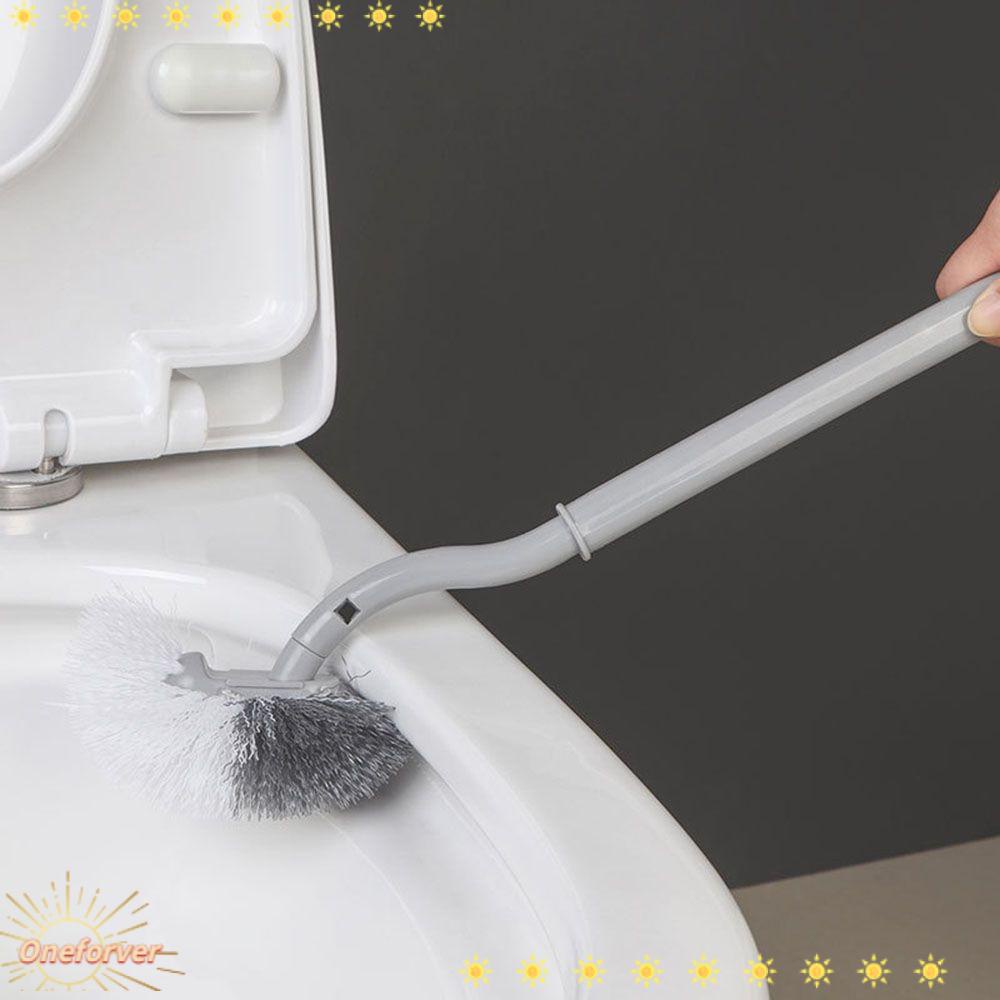 Bàn Chải Cong Vệ Sinh Toilet Gắn Tường Không Chết Tiện Dụng