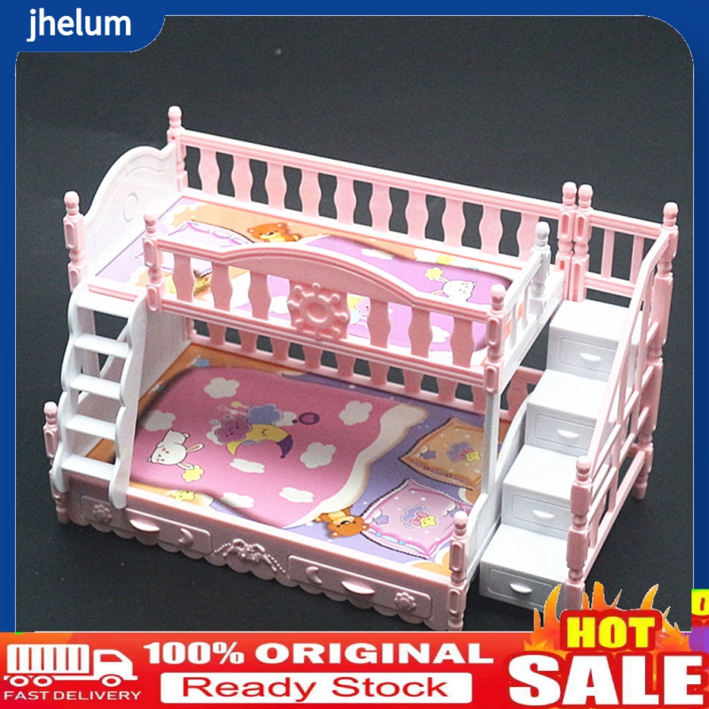 Đồ Chơi Giường Ngủ Búp Bê Bằng Nhựa Dễ Thương Cho Bé Gái