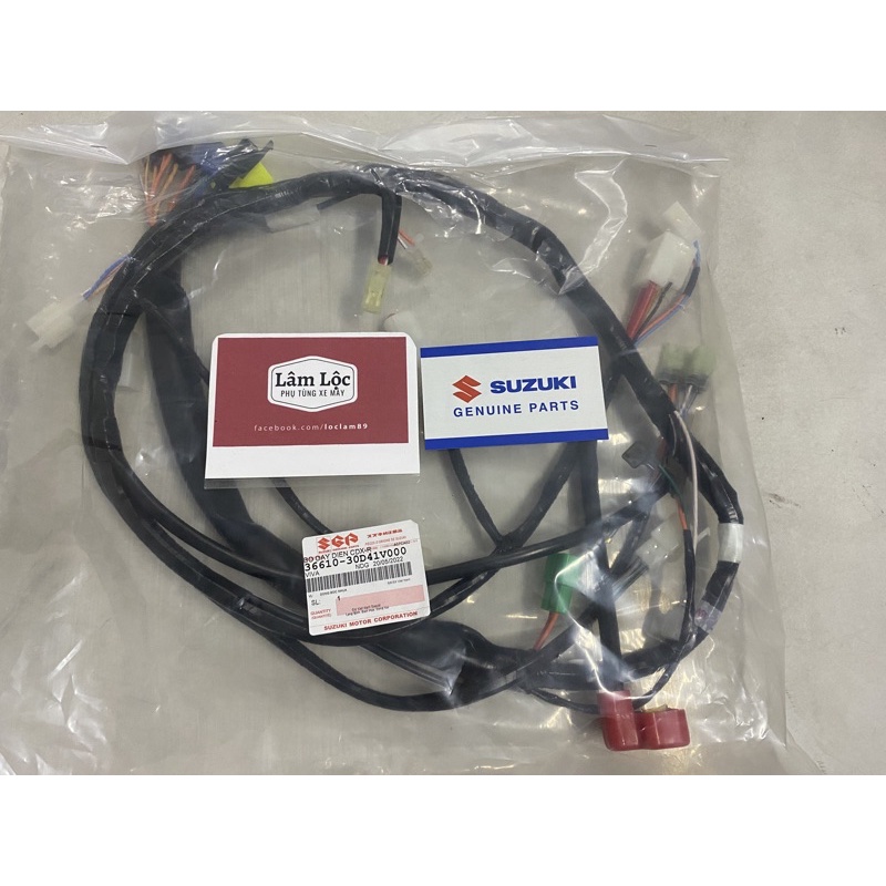 bộ dây điện sườn viva 110 số vòng suzuki chính hãng