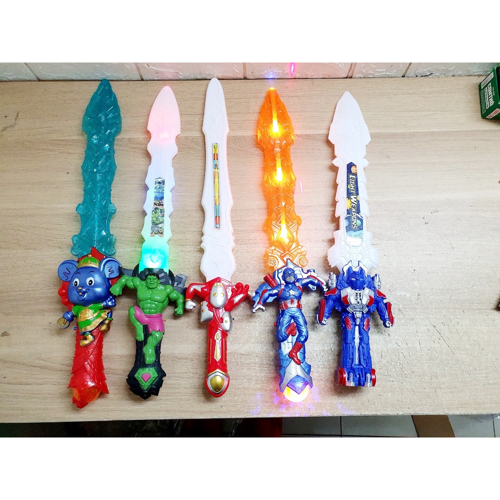 Đồ Chơi Kiếm Nhạc Phát Sáng Katana, Siêu Nhân