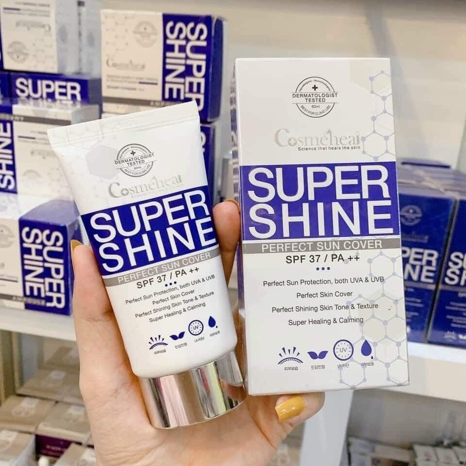 Cosmeheal Super Shine Perfect Sun - Serum &amp; Kem Chống Nắng Nội Sinh 60ml