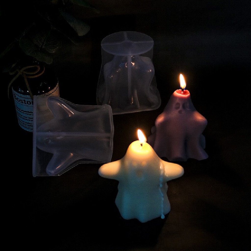 Khuôn Silicone Làm Xà Phòng Hình Bộ Xương Kinh Dị DIY